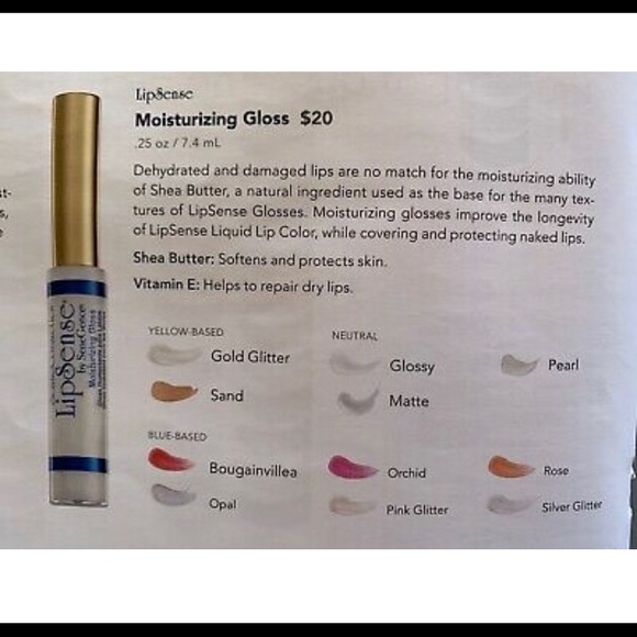 LipSense Pink Glitter Gloss by SenGence - Picture 3 of 3